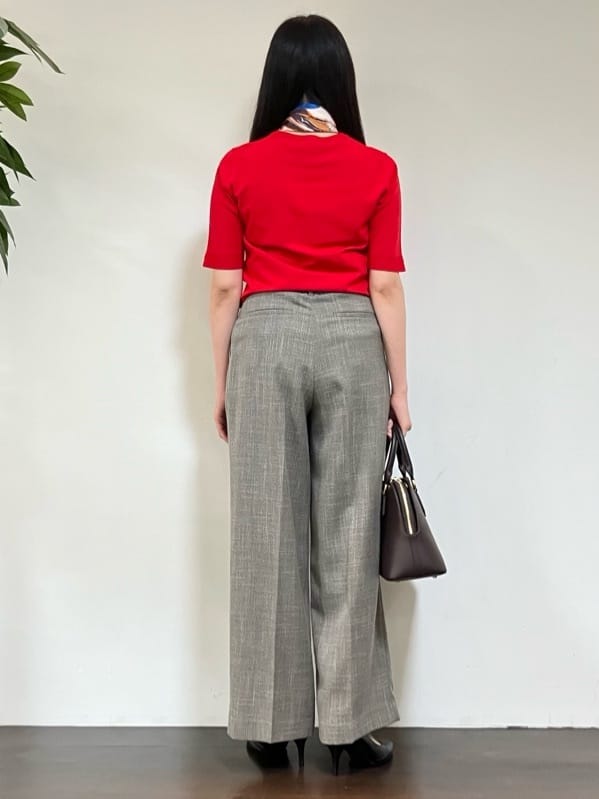 カレンさんの「UNTITLED｜【アンサンブル可/薄手】ベーシッククルーネックカーディガン」を使ったコーディネート