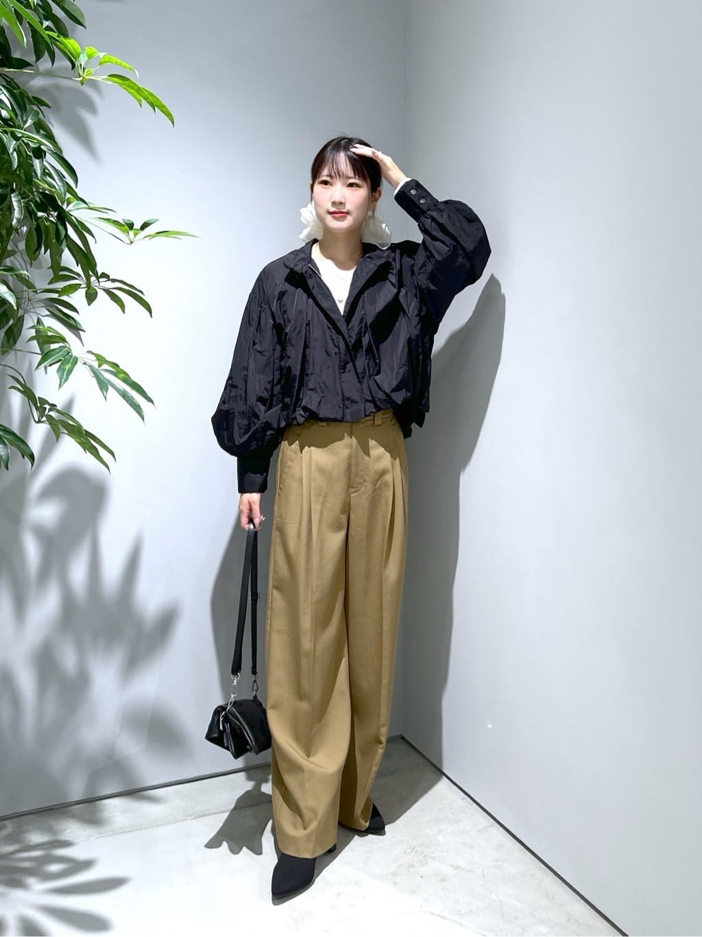 Renoさんの「INDIVI｜バルーンナイロンブルゾン」を使ったコーディネート