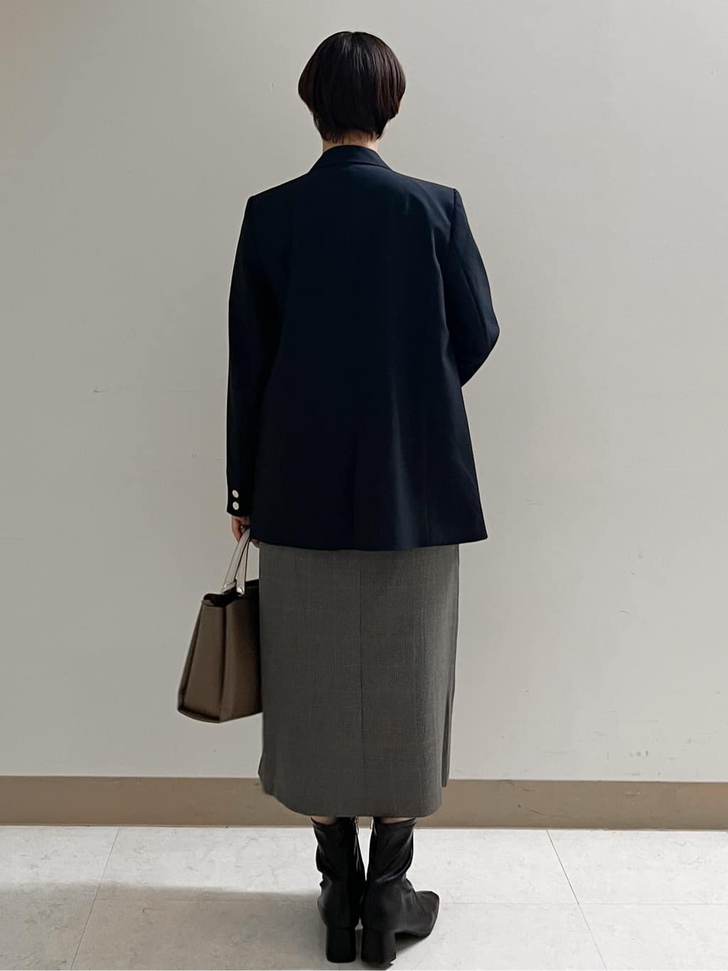 あかねさんの「OPAQUE.CLIP｜グレンチェックキャミワンピース／セットアップ対応可【洗濯機OK】」を使ったコーディネート