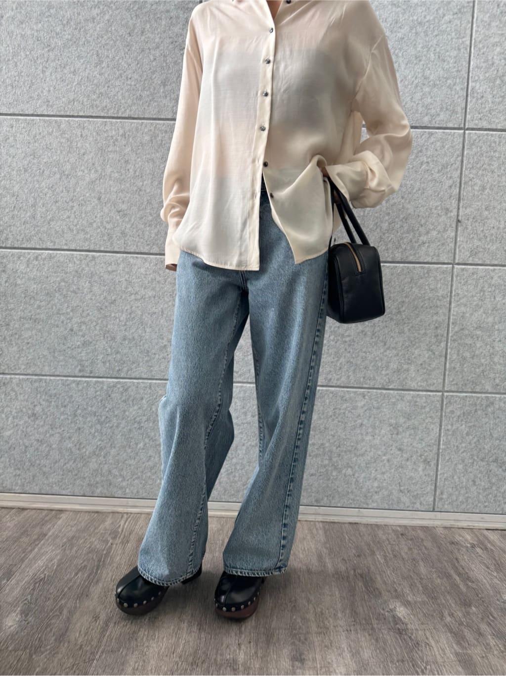 designer yukaさんの「CODE A｜oversize float shirts」を使ったコーディネート