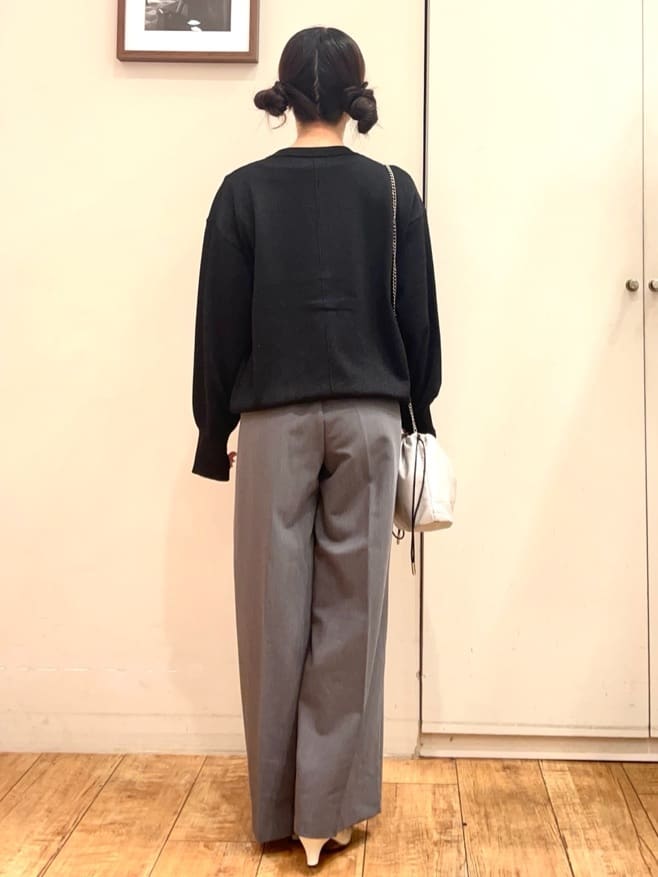 AIRIさんの「SHOO･LA･RUE｜【S-LL】女性らしさ漂うハートネック テレコ5分袖トップス」を使ったコーディネート