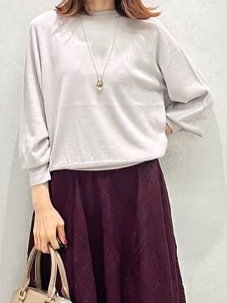 Miwaさんの「UNTITLED｜【アンサンブル可/薄手】ベーシッククルーネックカーディガン」を使ったコーディネート