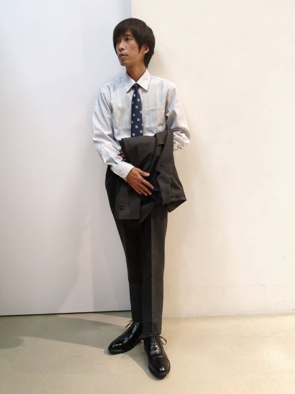 takeさんの「THE SHOP TK｜カルゼジャケット 【洗濯機OK/セットアップ可】」を使ったコーディネート