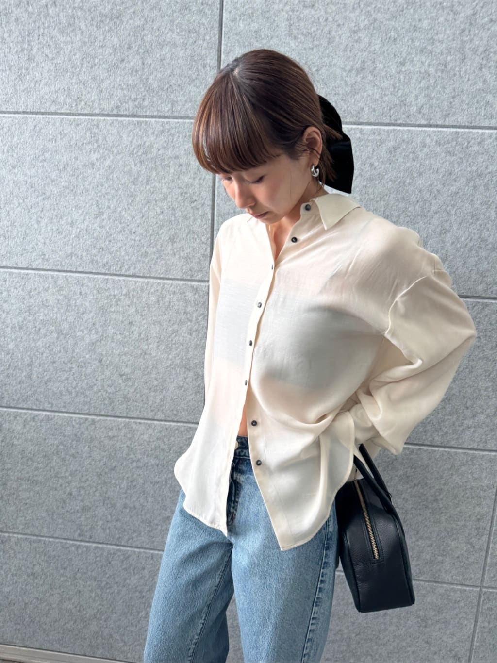 designer yukaさんの「CODE A｜oversize float shirts」を使ったコーディネート