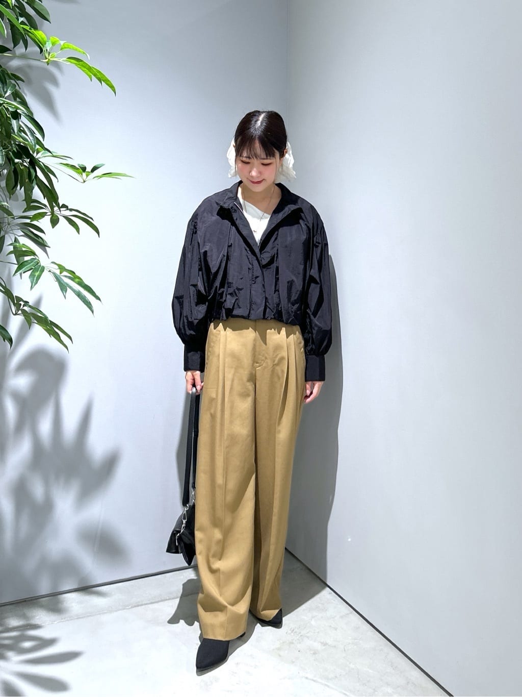 Renoさんの「INDIVI｜バルーンナイロンブルゾン」を使ったコーディネート