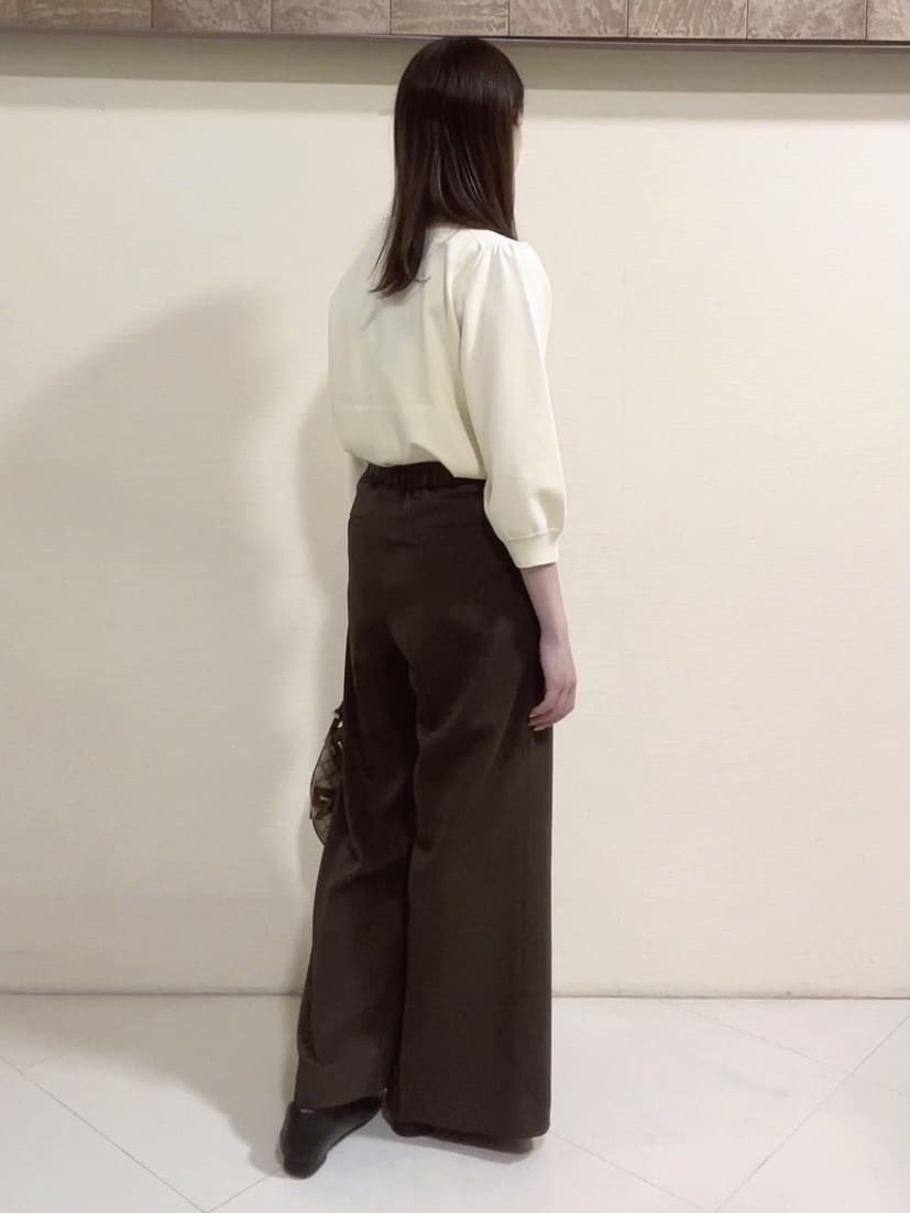 yukaさんの「Reflect｜【透けにくい◎】衿付き七分袖ニット」を使ったコーディネート