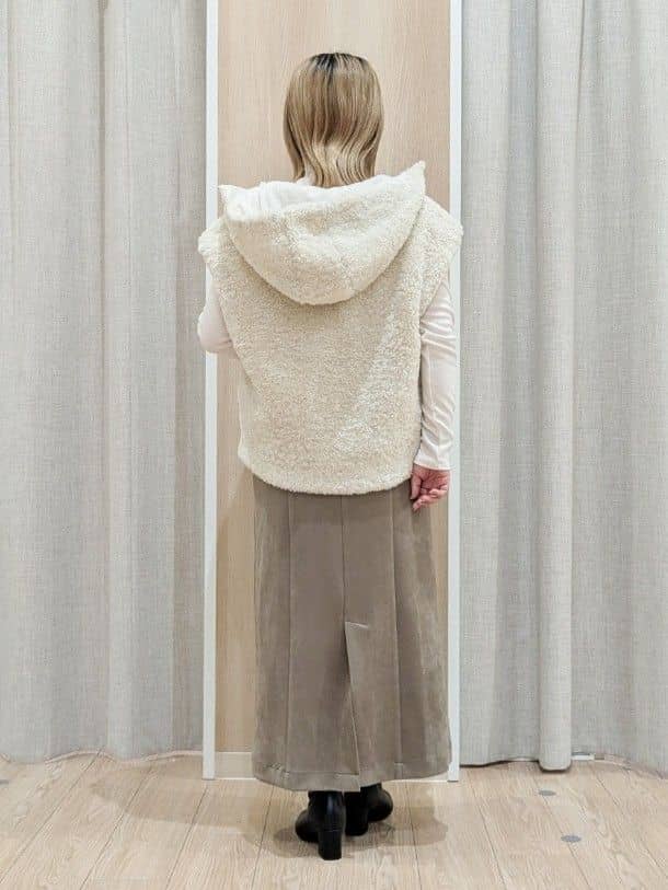 minさんの「grove｜【名品アウター/3WAY・はっ水】ボアライナー付マウンテンパーカ」を使ったコーディネート