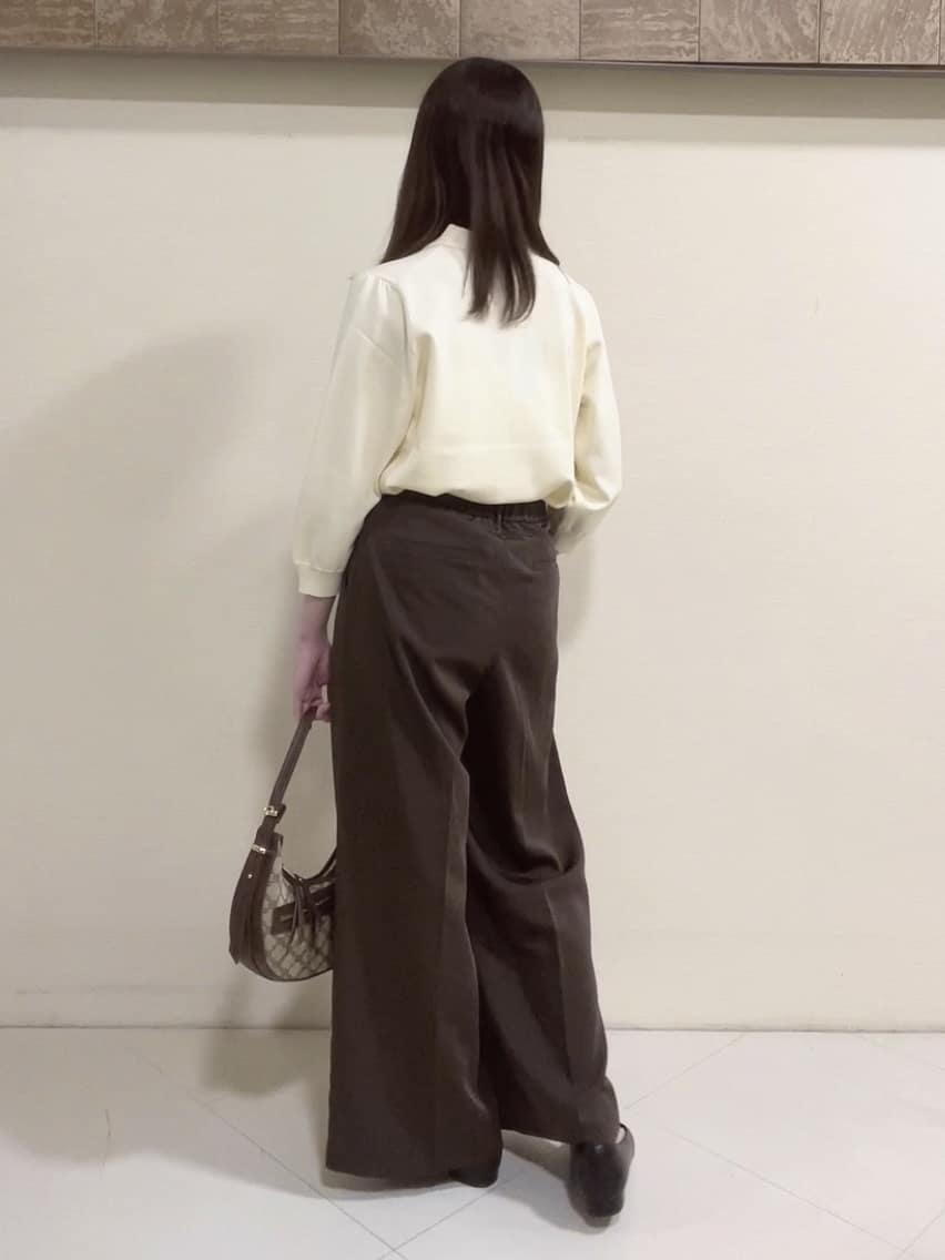 yukaさんの「Reflect｜【透けにくい◎】衿付き七分袖ニット」を使ったコーディネート