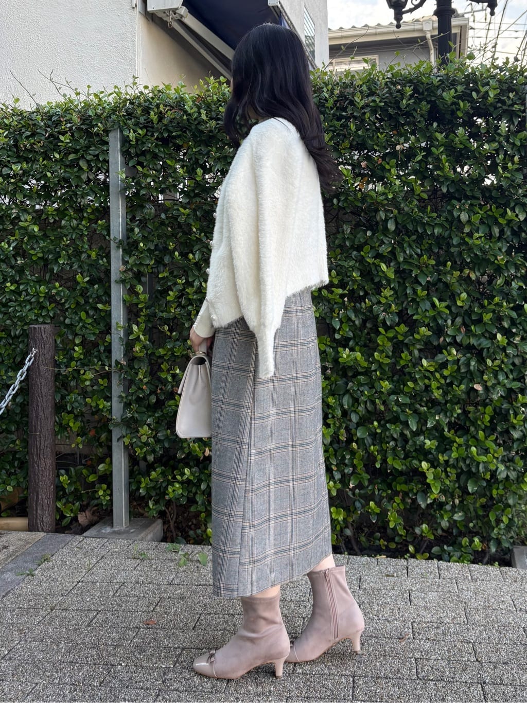 AOIさんの「Couture brooch｜【美シルエット・大人可愛い・通勤】TRチェックジャンスカ」を使ったコーディネート