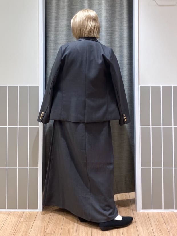myuさんの「grove｜【カセット服】ダブルブレストテーラードジャケット」を使ったコーディネート