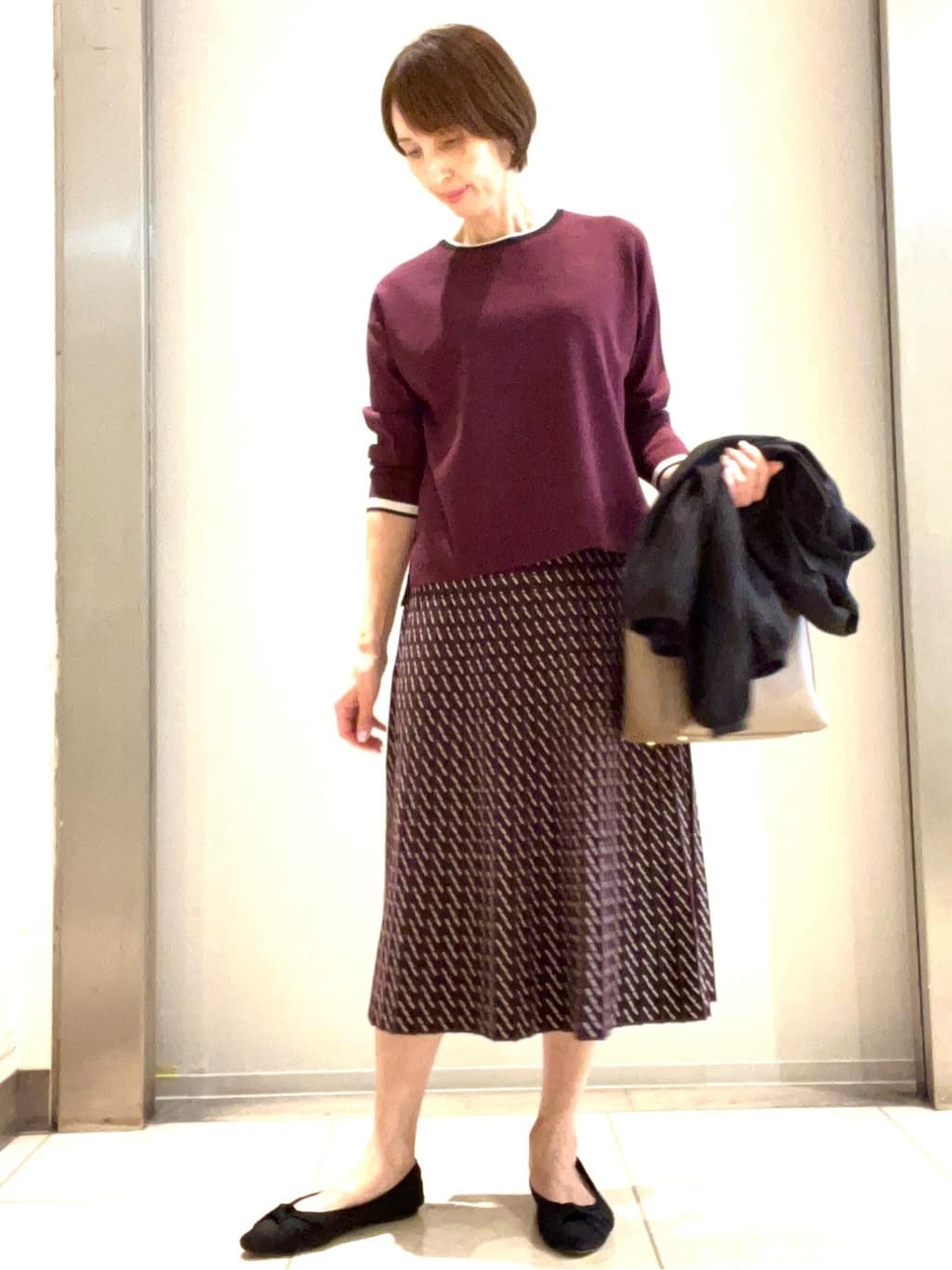 TOMOMIさんの「Reflect｜【ライトアウター／ゆったり羽織れる／気軽な羽織りに◎】ライトブルゾン」を使ったコーディネート