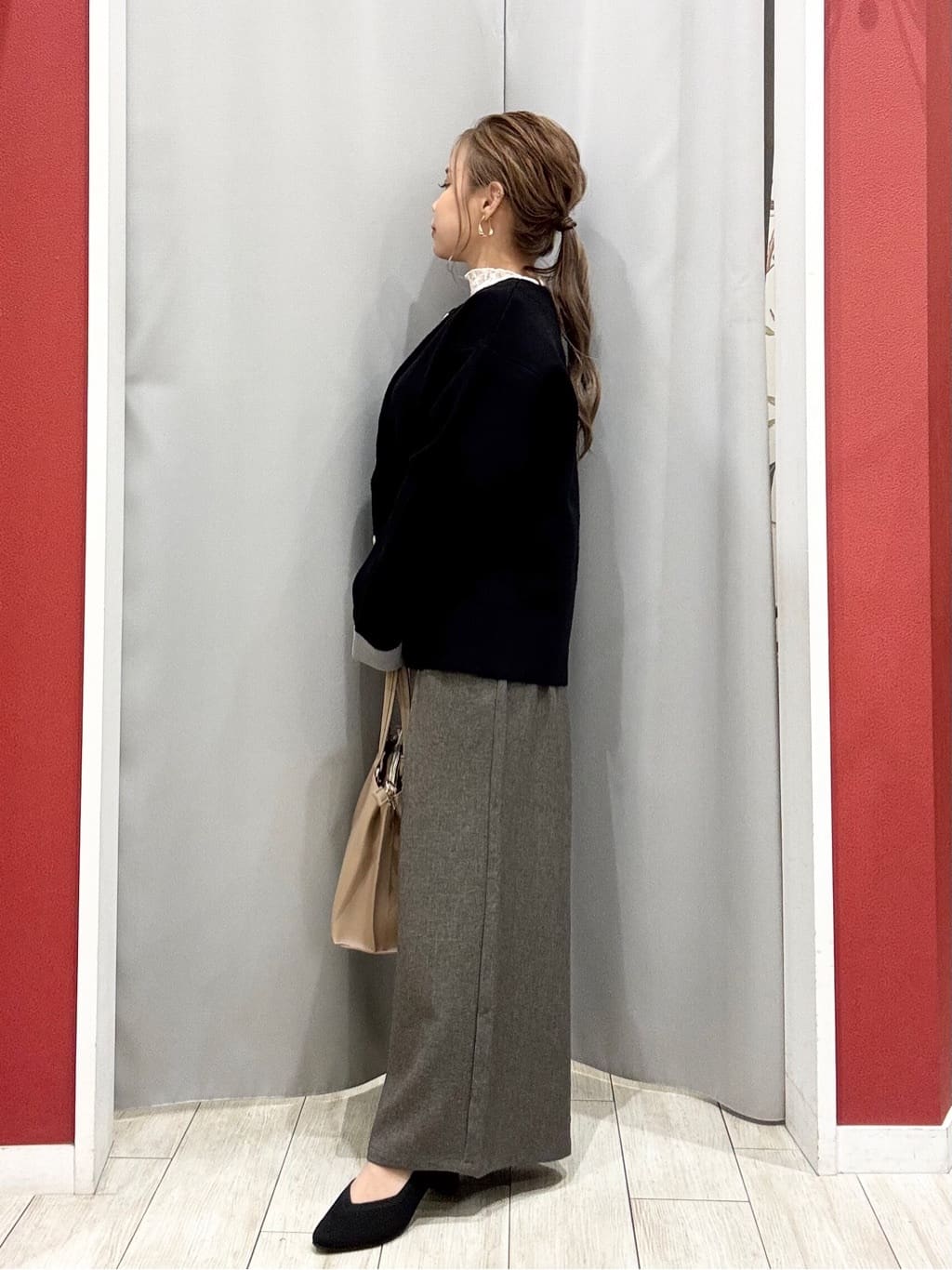 shioさんの「SHOO･LA･RUE｜【S-LL】上品なレースハイネックトップス」を使ったコーディネート