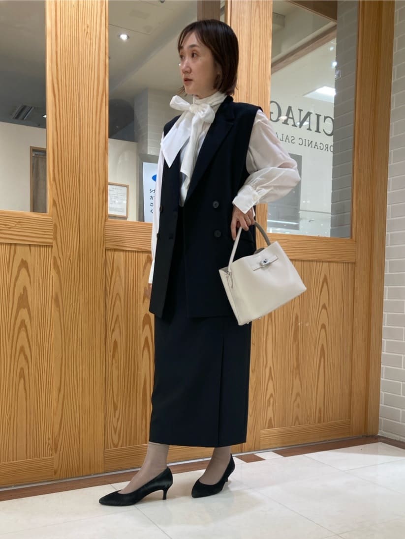 ゆうさんの「UNTITLED｜【セットアップ可/洗える】スラブテーラードカラージレ」を使ったコーディネート