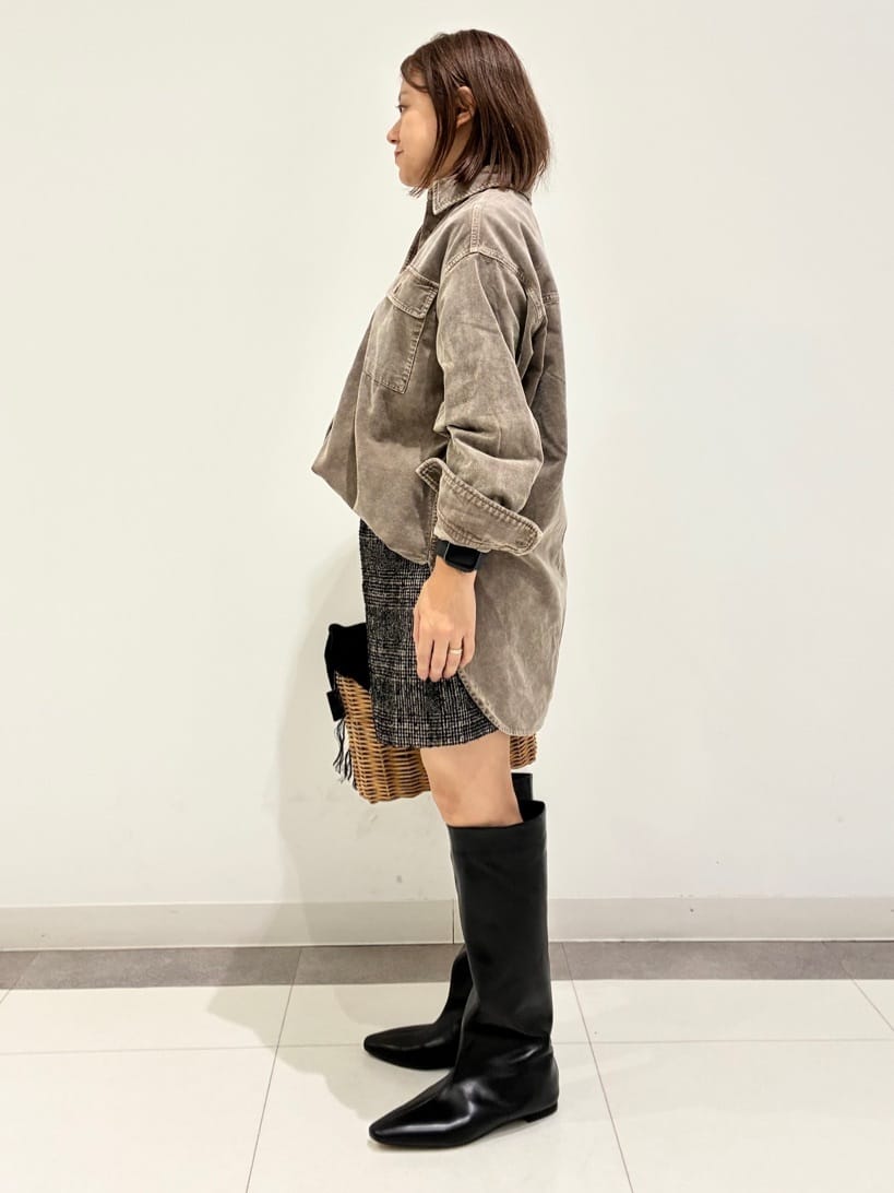 Reecoさんの「DRESSTERIOR｜◆Dhyana．（ディアナドット）&times;金子綾 ロングブーツ」を使ったコーディネート