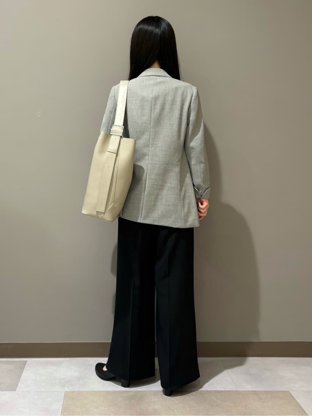 KEIKOさんの「INDIVI｜【洗える／セットアップ可能】凹凸ストレッチ素材ダブルジャケット」を使ったコーディネート