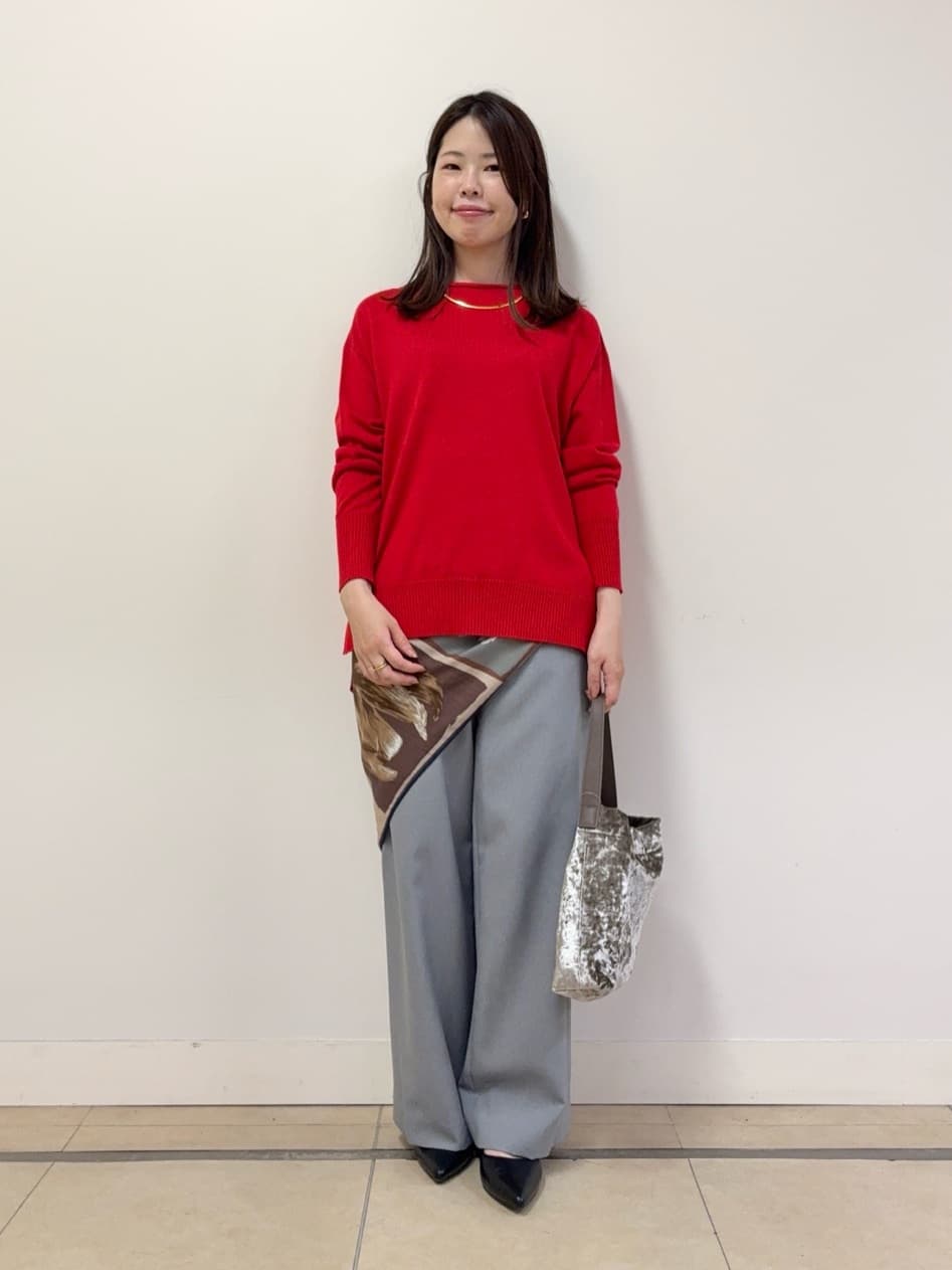 asamiさんの「UNTITLED｜【8色展開/体型カバー】魅せるタイムレスニット」を使ったコーディネート