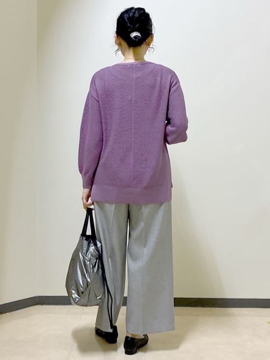  beni_gingerさんの「Reflect｜【パンツ合わせにぴったり◎】ゆったりオフボディニット」を使ったコーディネート