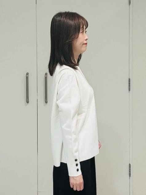 makiさんの「UNTITLED｜【アンサンブル可/洗える】ウールミラノリブニット」を使ったコーディネート