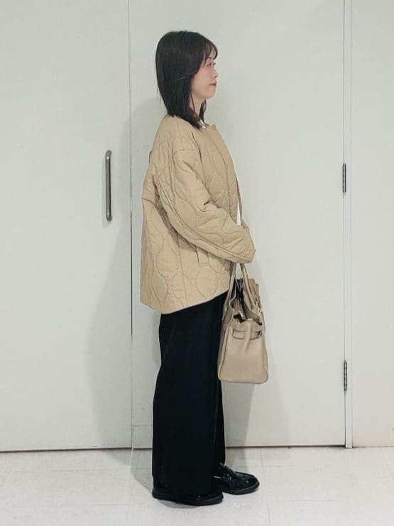 makiさんの「UNTITLED｜【アンサンブル可/洗える】ウールミラノリブニット」を使ったコーディネート