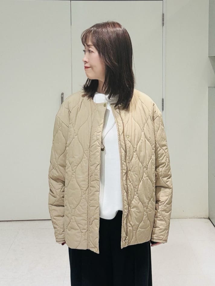 makiさんの「UNTITLED｜【アンサンブル可/洗える】ウールミラノリブニット」を使ったコーディネート