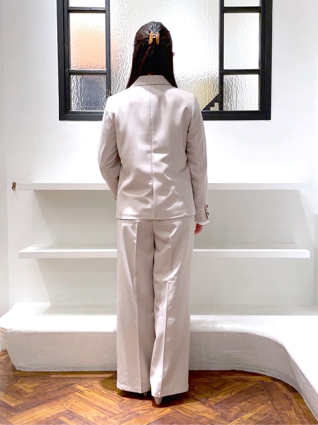 あんりさんの「grove｜【カセット服】ダブルブレストテーラードジャケット」を使ったコーディネート