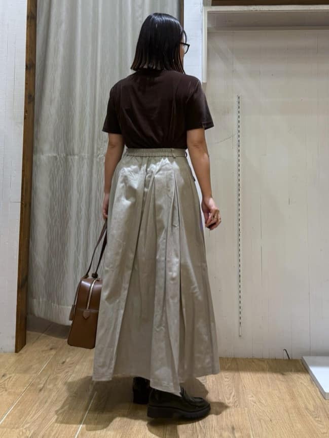 chさんの「THE SHOP TK｜シアーベロアカットソー【洗える】」を使ったコーディネート