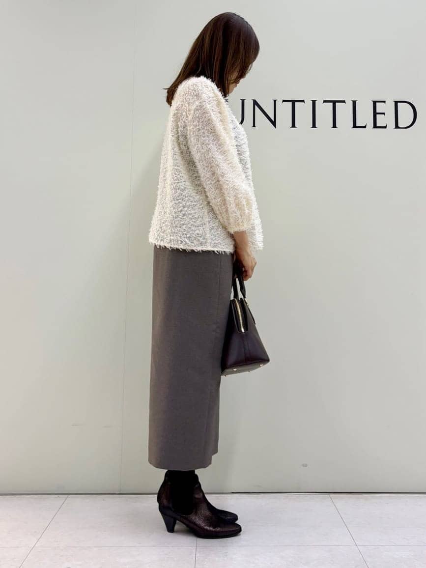 Sakaiさんの「UNTITLED｜【洗える/1枚で着映え】カットジャカードトップス」を使ったコーディネート