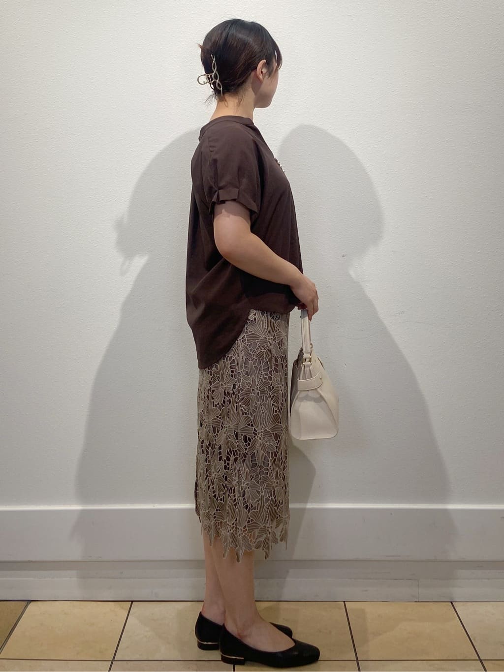 kimiさんの「index｜《7色展開／XS-LLサイズ》タックスリーブスキッパーブラウス【洗濯機洗い可／吸水速乾／抗ピル／防シ」を使ったコーディネート