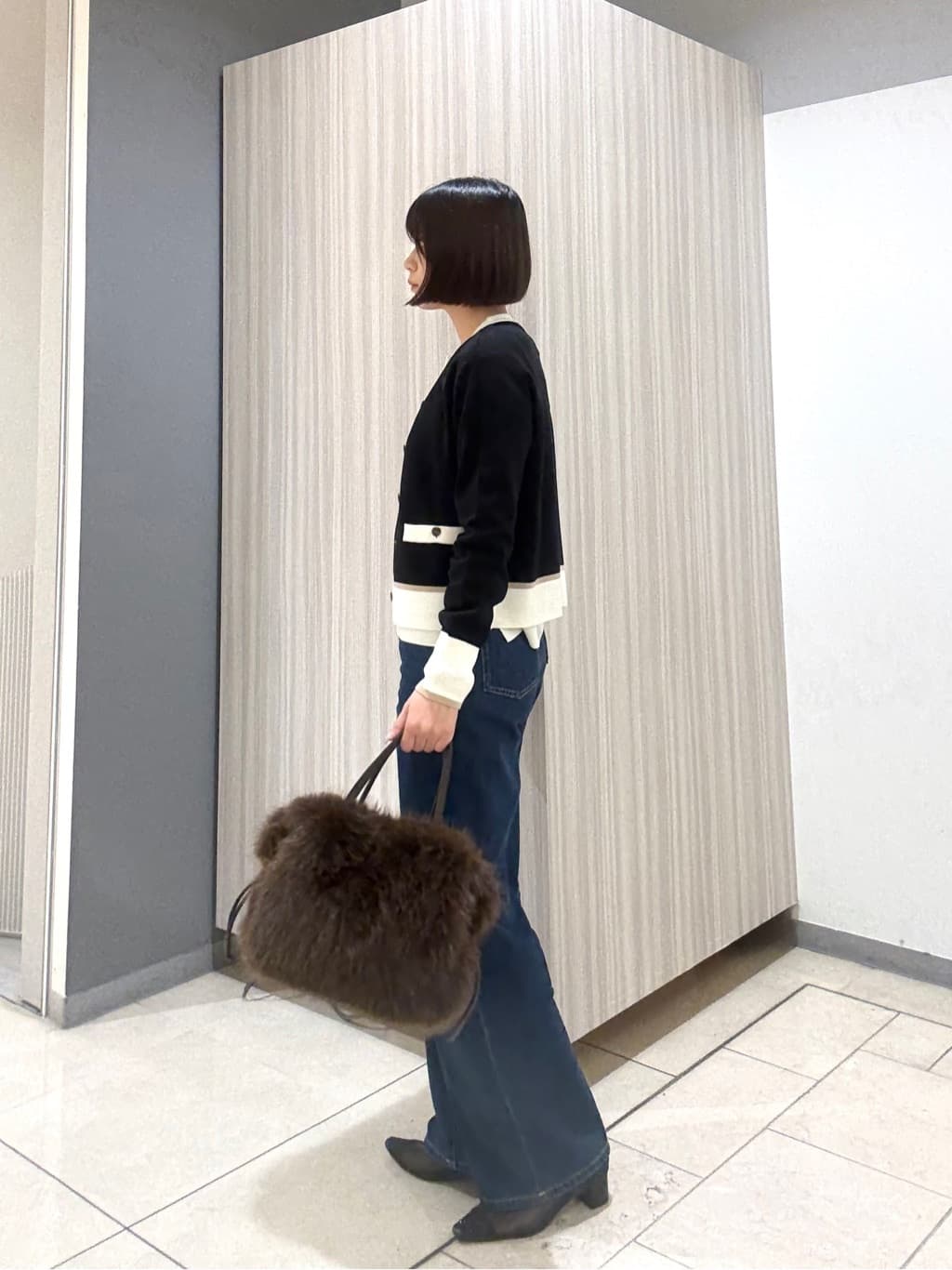 Itoさんの「UNTITLED｜【アンサンブル可/ジャケット風】ウールミラノリブカーディガン」を使ったコーディネート