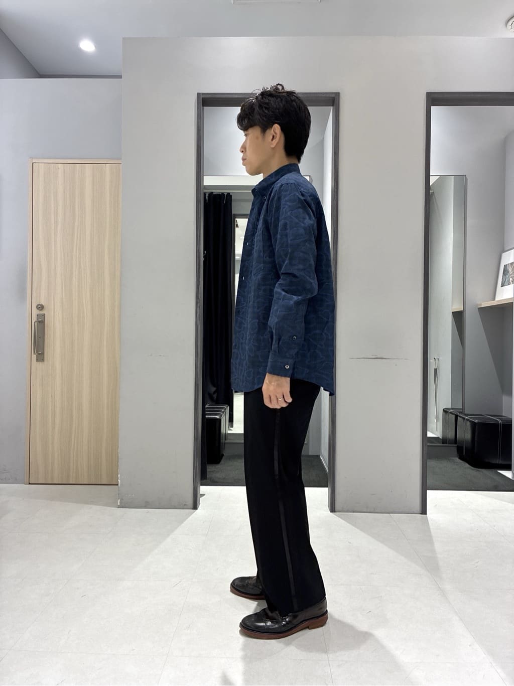 わいずみさんの「TAKEO KIKUCHI｜チェックボーラーガーゼシャツ」を使ったコーディネート
