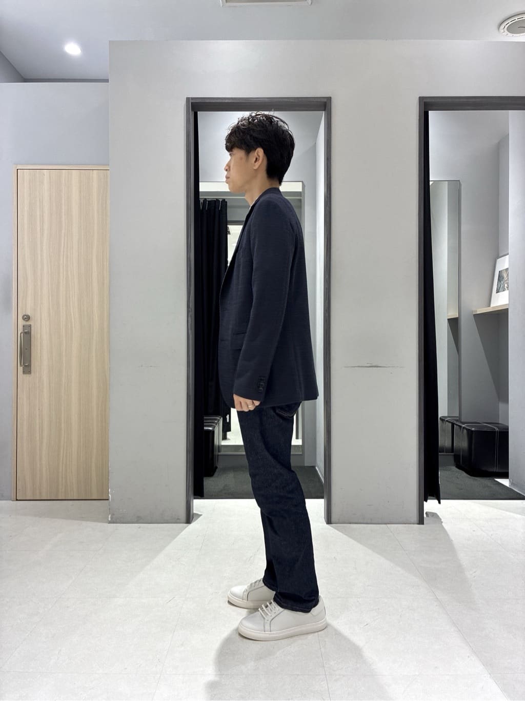 わいずみさんの「TAKEO KIKUCHI｜【Sサイズ～】ラッセルメッシュ ジャケット」を使ったコーディネート