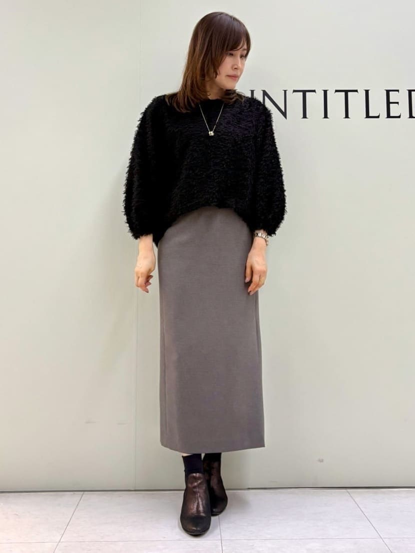 Sakaiさんの「UNTITLED｜【洗える/1枚で着映え】カットジャカードトップス」を使ったコーディネート