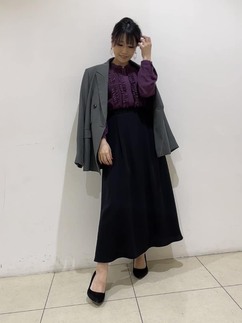 watanabeさんの「UNTITLED｜【セットアップ可】ウールライク ダブルブレストジャケット」を使ったコーディネート