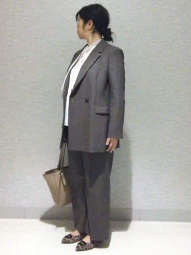 sakoさんの「Reflect｜【配色ボウタイ付き】八分袖ジョーゼットブラウス」を使ったコーディネート