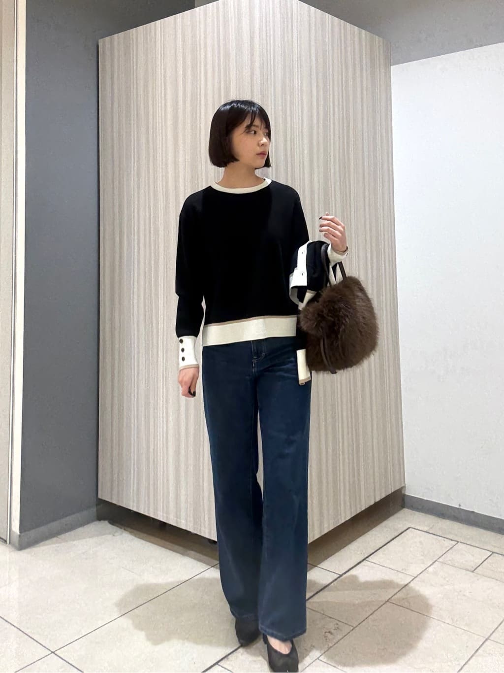 Itoさんの「UNTITLED｜【アンサンブル可/ジャケット風】ウールミラノリブカーディガン」を使ったコーディネート