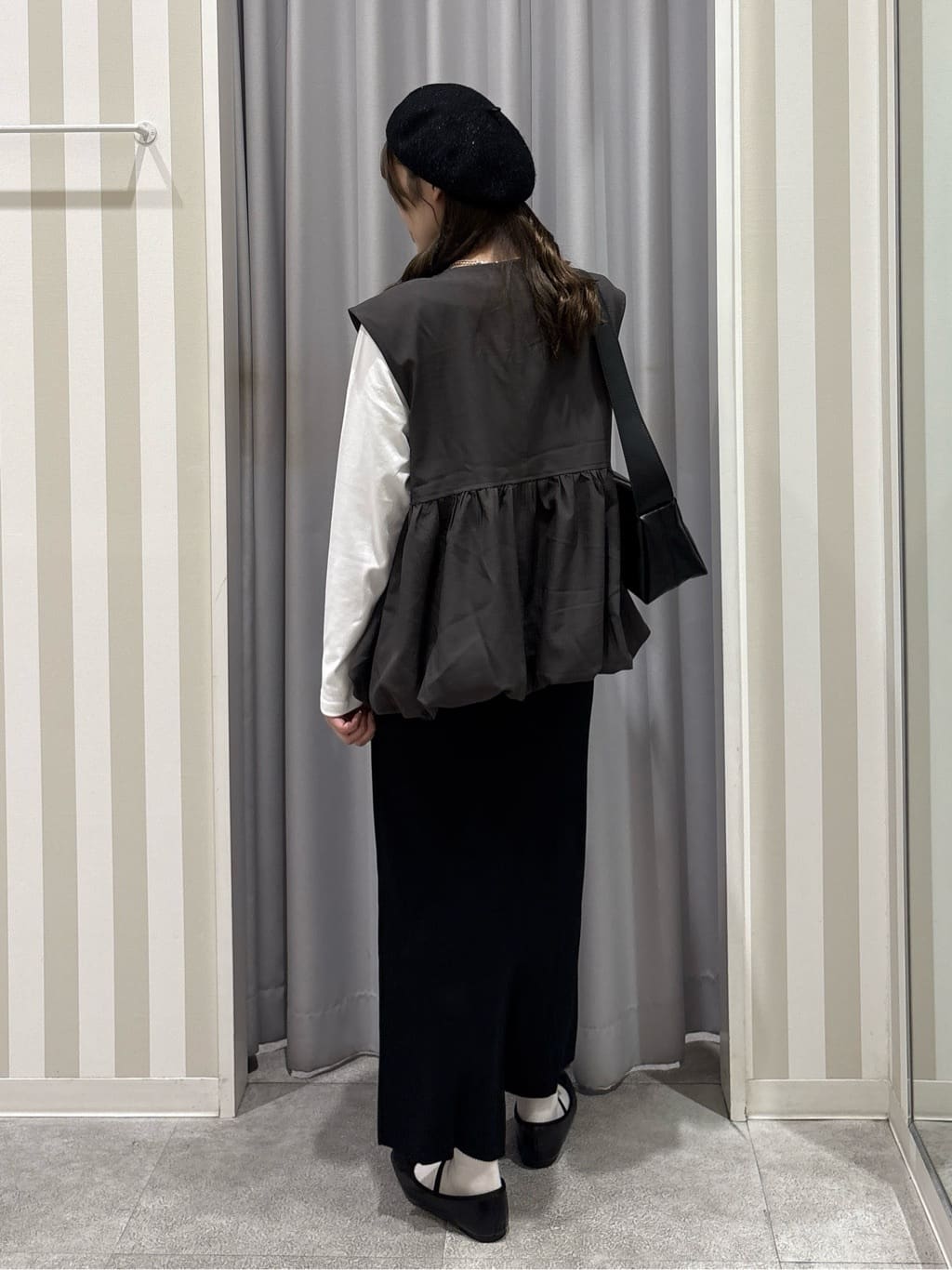 Rikaさんの「SHOO･LA･RUE｜【S-LL】美しく見せる ボートネックロンT」を使ったコーディネート