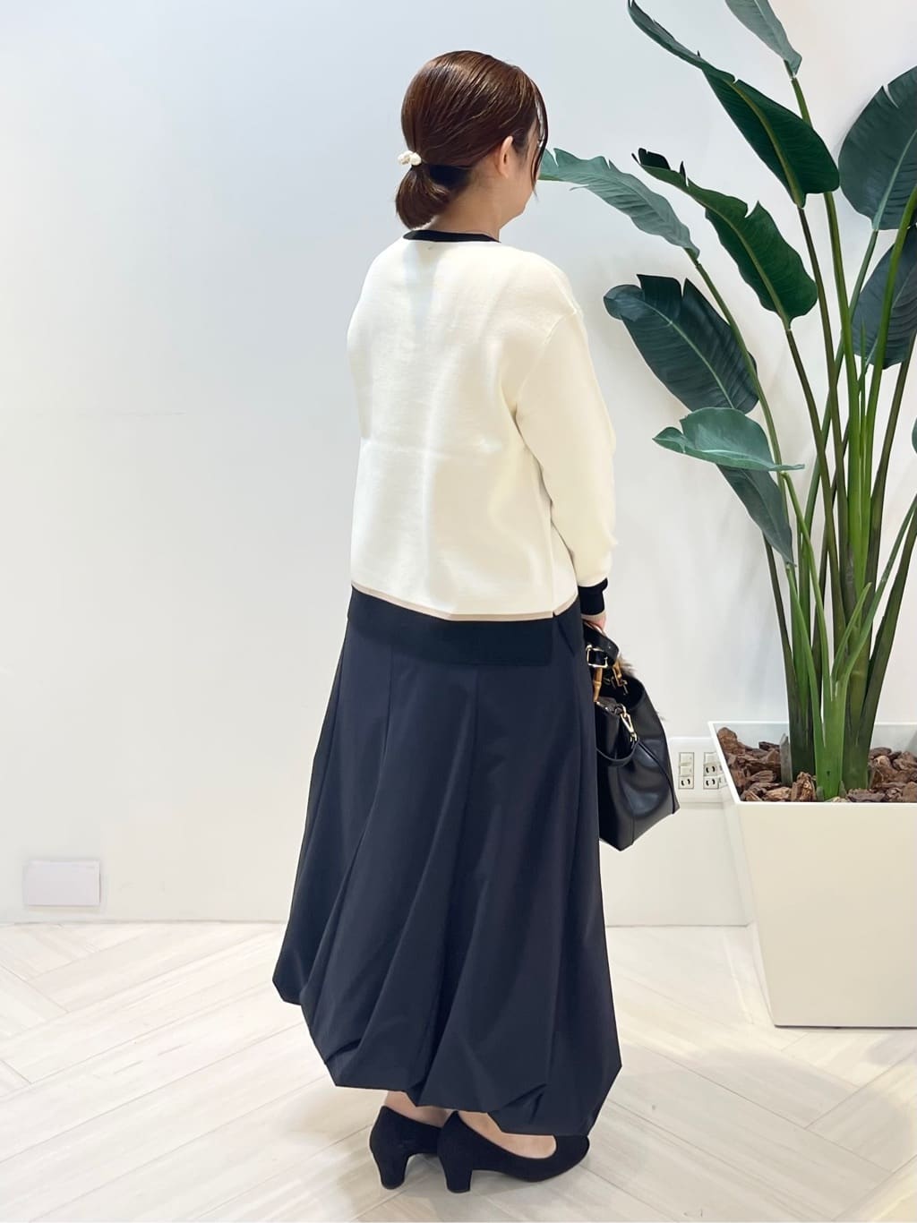 Tomoさんの「UNTITLED｜【アンサンブル可/洗える】ウールミラノリブニット」を使ったコーディネート