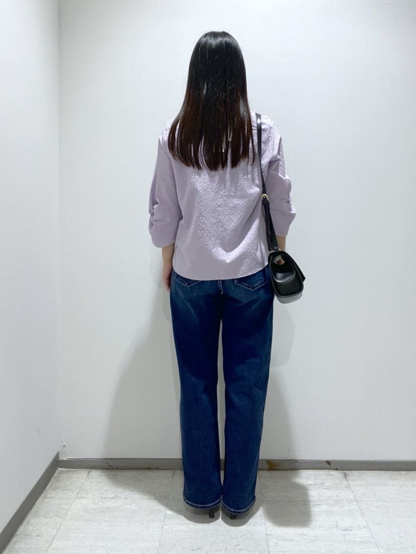 meiさんの「INDIVI｜【UVケア／吸汗速乾】スリーブデザインブラウス」を使ったコーディネート