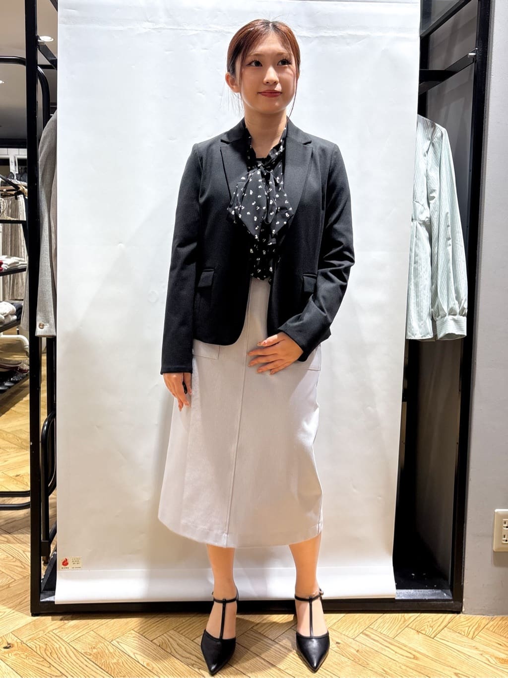 ふうかさんの「index｜《5色展開／XS-LLサイズ》ストレッチテーラードジャケット／セットアップ対応【イージーアイロン】」を使ったコーディネート