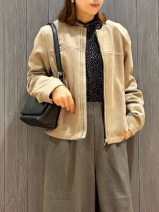 meiさんの「SHOO･LA･RUE｜ウエストまわりをすっきり魅せる デザインガウチョパンツ」を使ったコーディネート