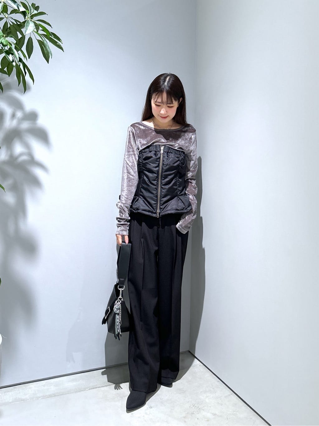 Renoさんの「INDIVI｜Timeless｜モードスラックス」を使ったコーディネート