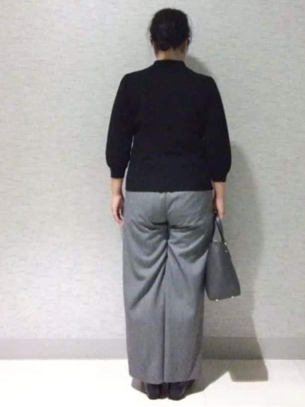 sakoさんの「Reflect｜【透けにくい◎】衿付き七分袖ニット」を使ったコーディネート