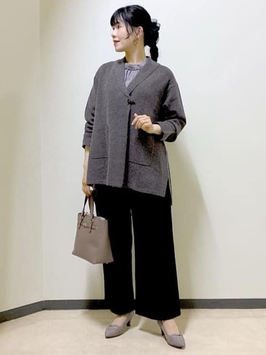  beni_gingerさんの「Reflect｜【ライトアウター／気軽な羽織に◎】オフボディカーディガン」を使ったコーディネート