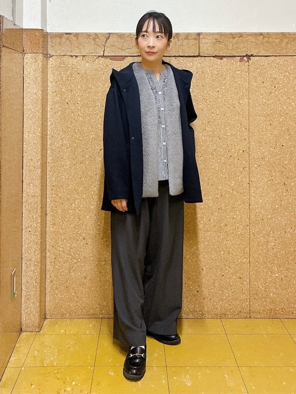 hattoriさんの「INDIVI｜ミンク調フェイクファージレ」を使ったコーディネート