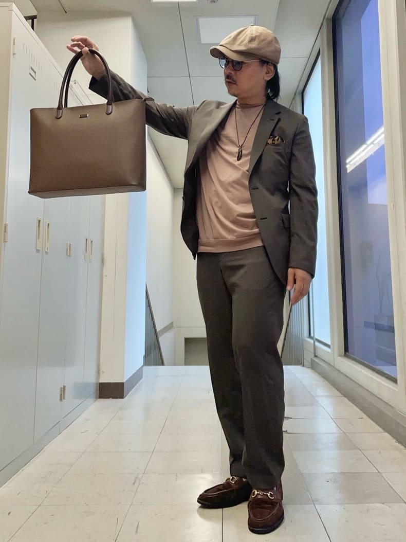 MAKOTO AIさんの「TAKEO KIKUCHI｜【COOL CITY WEAR】アーバンクール ジャケット /接触冷感・吸水速乾」を使ったコーディネート