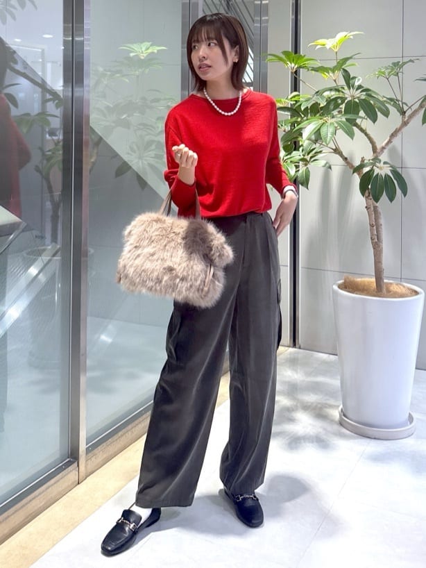 yukaさんの「UNTITLED｜【8色展開/体型カバー】魅せるタイムレスニット」を使ったコーディネート
