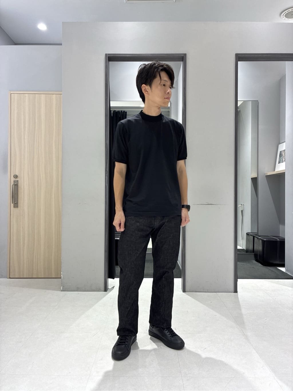 わいずみさんの「TAKEO KIKUCHI｜ボーラーハット柄 長袖シャツ」を使ったコーディネート