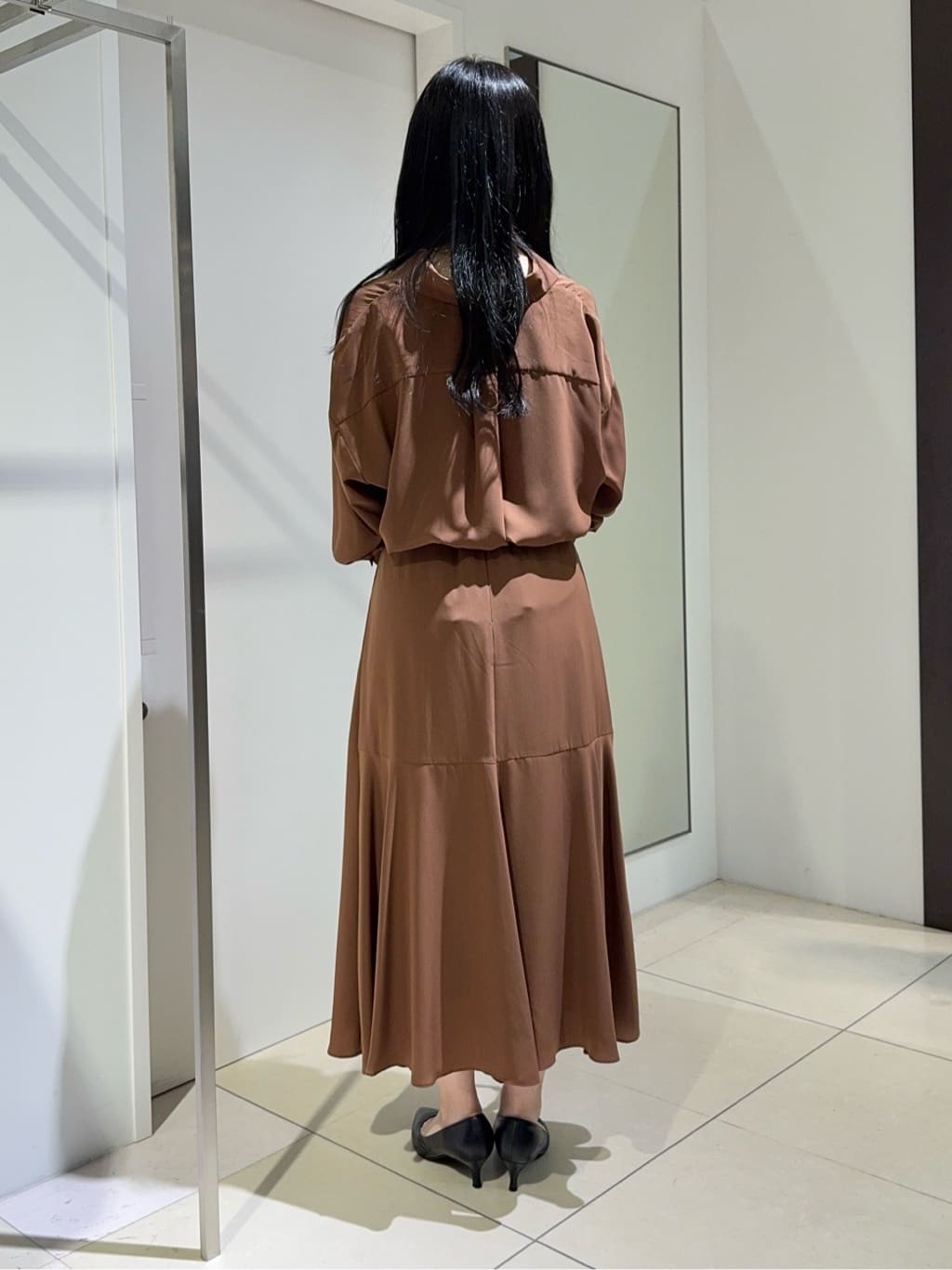 kaoruさんの「UNTITLED｜【セットアップ可/スキッパー/ゆったり】リラクパウダーシャツ」を使ったコーディネート