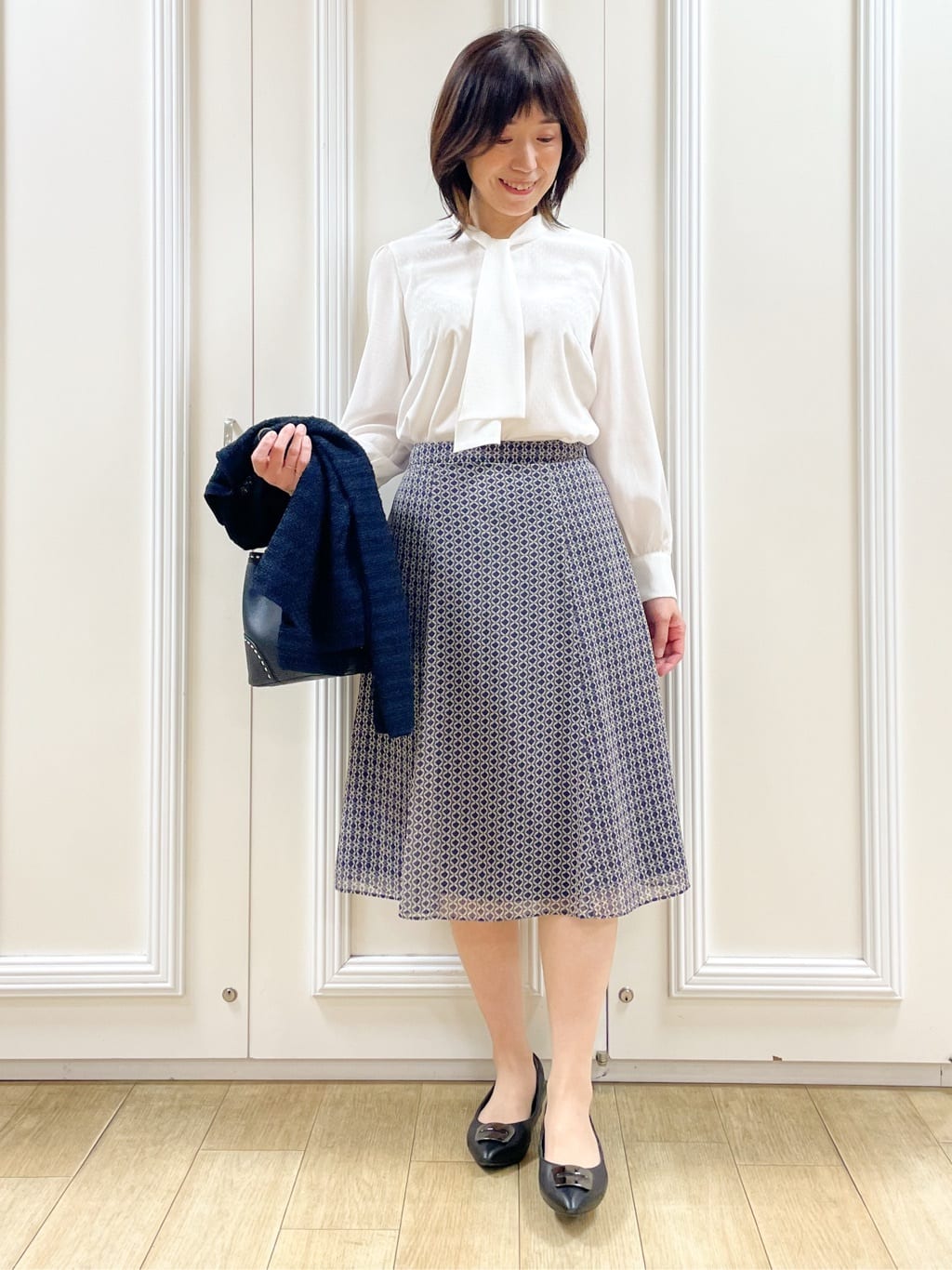 めいさんの「Reflect｜【ライトアウター／ゆったりシルエット／気軽な羽織に◎】ドライタッチカーディガン」を使ったコーディネート
