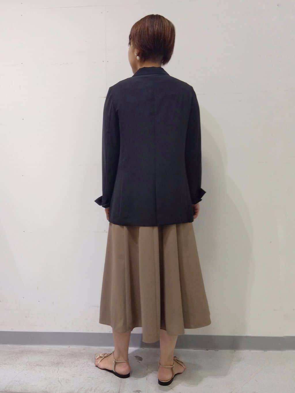 Kさんの「INDIVI｜【軽く羽織れる！】ダブルジャケット」を使ったコーディネート